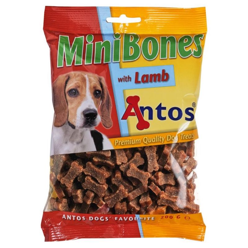ANTOS Mini Bones Duo Lamb maži kauliukai su ėriena 200g (25)